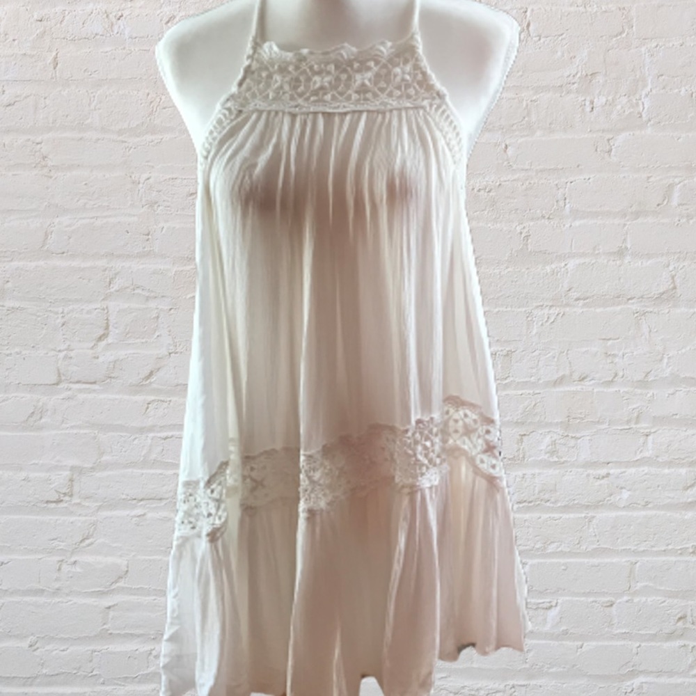 Free People Crochet Tunic